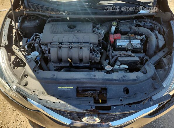 3N1AB7AP8KY441082 2019 NISSAN SENTRA Black Rear interior view