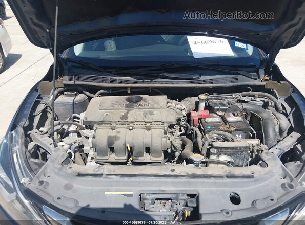 3N1AB7AP8KY443074 2019 NISSAN SENTRA Blue Widok z tyłu
