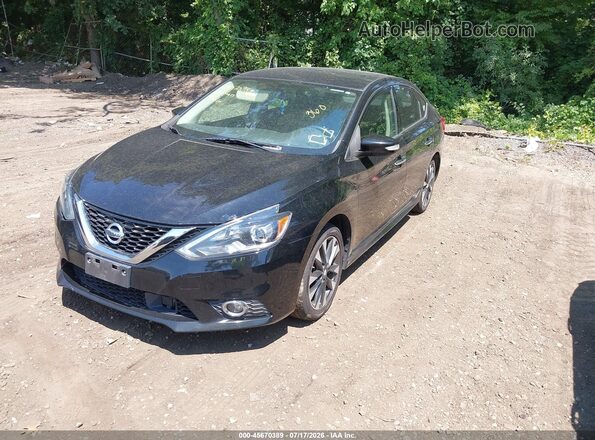 3N1AB7AP8KY451336 2019 NISSAN SENTRA Black წინა მარცხენა ხედი სამი მეოთხედიდან