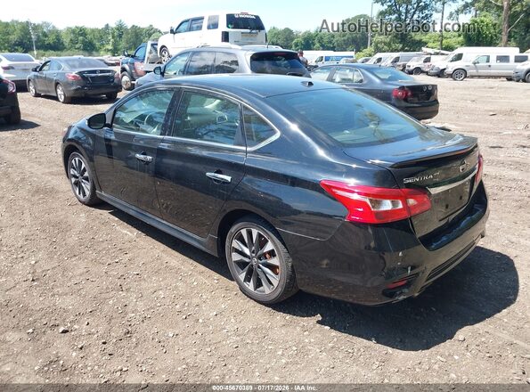 3N1AB7AP8KY451336 2019 NISSAN SENTRA Black უკანა მარცხენა