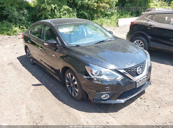3N1AB7AP8KY451336 2019 NISSAN SENTRA Black წინა ხედი