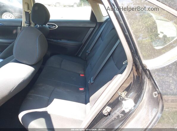 3N1AB7AP8KY451336 2019 NISSAN SENTRA Black VIN კოდის სტიკერის ხედი