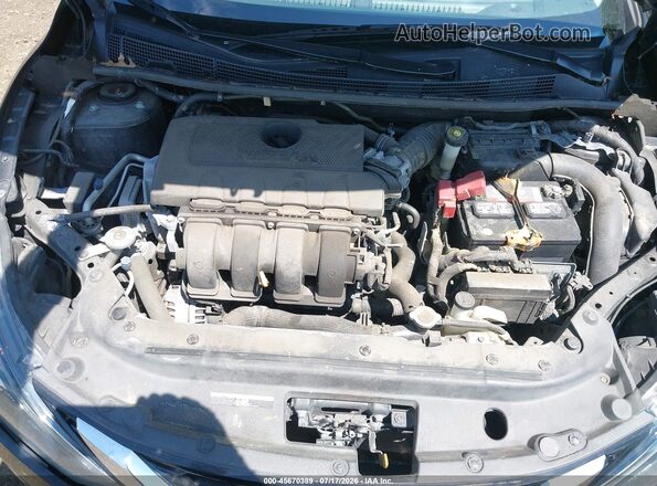 3N1AB7AP8KY451336 2019 NISSAN SENTRA Black უკანა ხედი