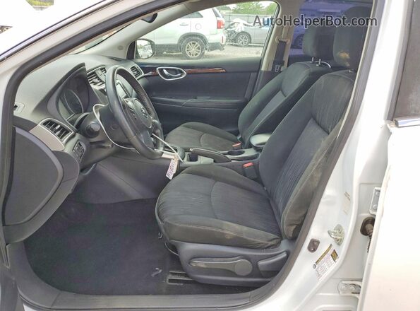 3N1AB7AP8KY454186 2019 NISSAN SENTRA White Սալոնի դիմացի տեսք