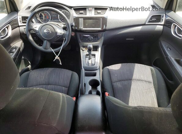 3N1AB7AP8KY454186 2019 NISSAN SENTRA White Առջևի վահանակի տեսք