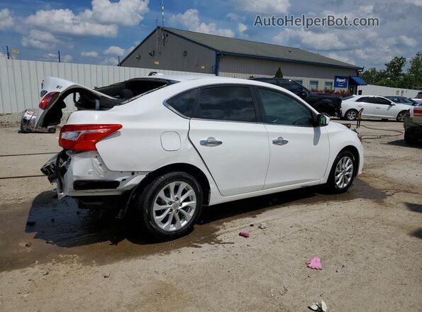 3N1AB7AP8KY454186 2019 NISSAN SENTRA White Հետևի աջ