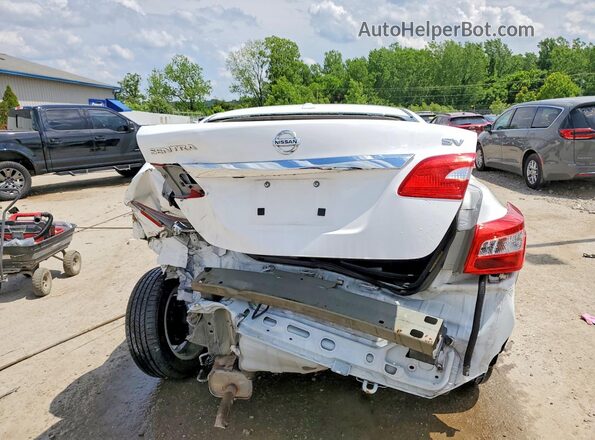 3N1AB7AP8KY454186 2019 NISSAN SENTRA White Հետևի տեսք
