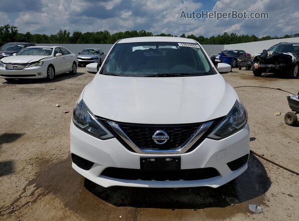 3N1AB7AP8KY454186 2019 NISSAN SENTRA White Դիմացի տեսք
