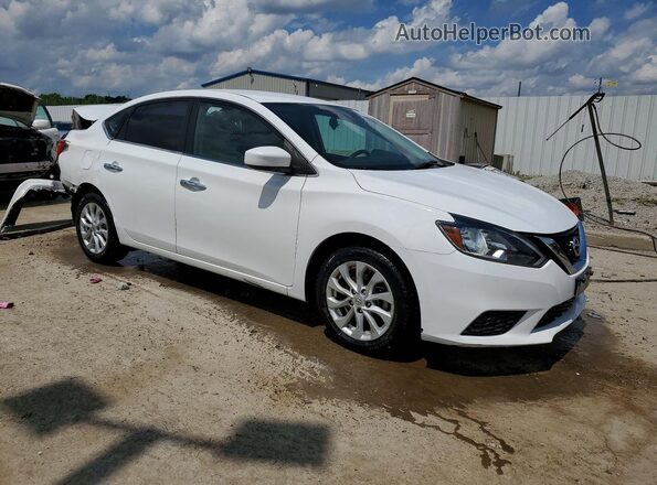 3N1AB7AP8KY454186 2019 NISSAN SENTRA White Առջևի աջ