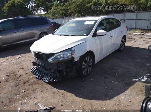 3N1AB7AP8KY454768 2019 NISSAN SENTRA White Front left