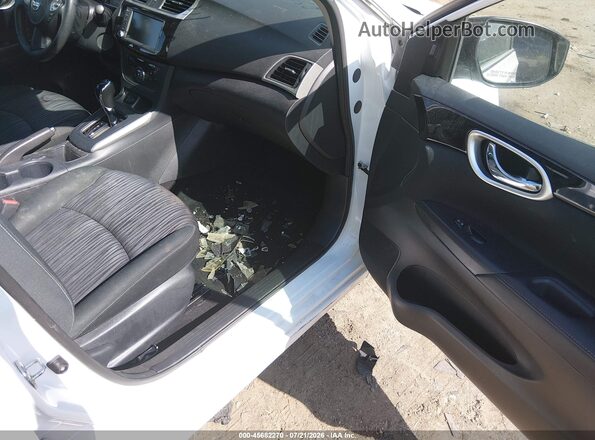 3N1AB7AP8KY454768 2019 NISSAN SENTRA White Front interior view