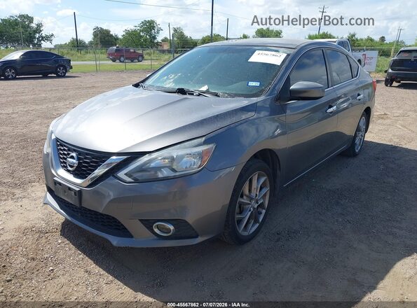 3N1AB7AP9GL646270 2016 NISSAN SENTRA Gray წინა მარცხენა ხედი სამი მეოთხედიდან