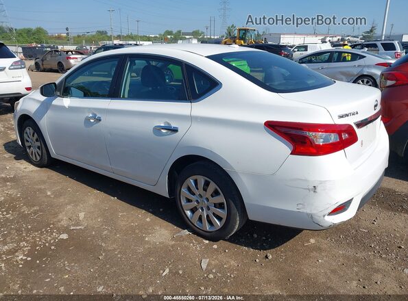 3N1AB7AP9GL650979 2016 NISSAN SENTRA Белый Задняя левая четверть