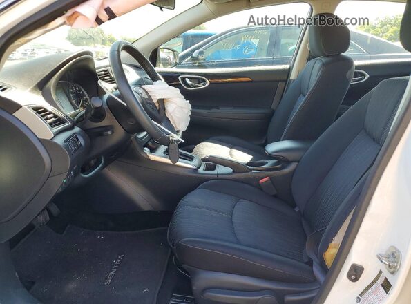 3N1AB7AP9GL672058 2016 NISSAN SENTRA White Front interior view