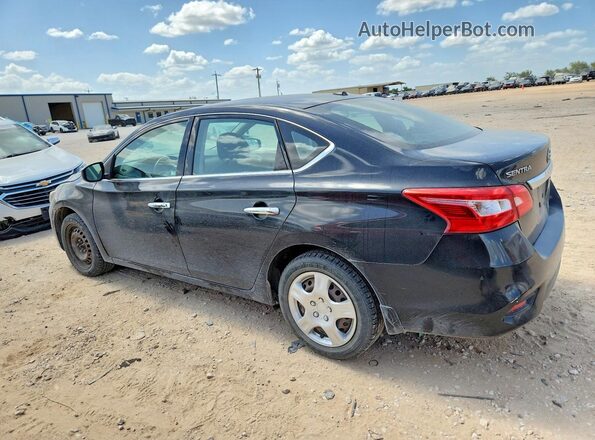 3N1AB7AP9GL677261 2016 NISSAN SENTRA Black Rear left