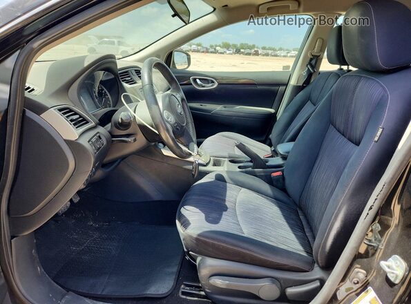 3N1AB7AP9GL677261 2016 NISSAN SENTRA Black Front interior view