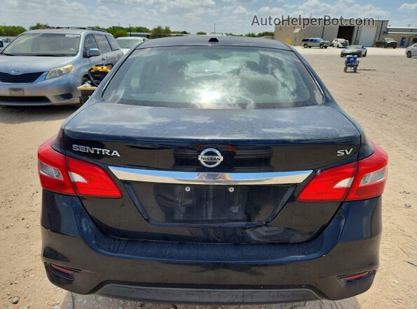 3N1AB7AP9GL677261 2016 NISSAN SENTRA Black Rear view
