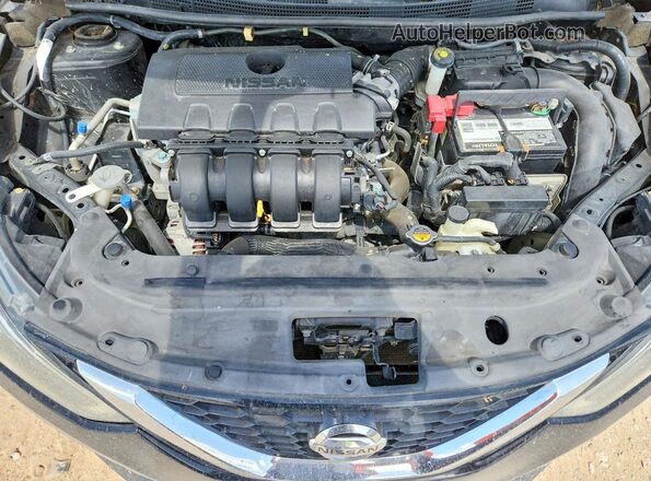 3N1AB7AP9GL677261 2016 NISSAN SENTRA Black Rear interior view