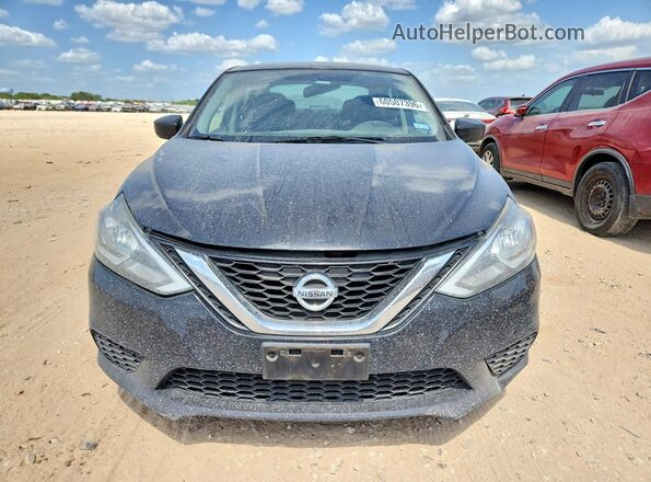3N1AB7AP9GL677261 2016 NISSAN SENTRA Black Front view