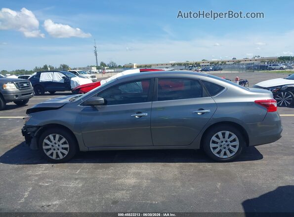 3N1AB7AP9GL680502 2016 NISSAN SENTRA Gray 