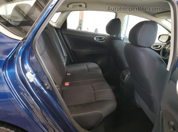 3N1AB7AP9GY211381 2016 NISSAN SENTRA Blue Rear seats view