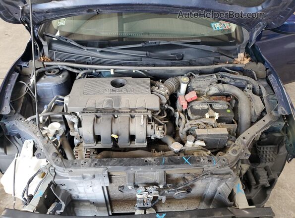 3N1AB7AP9GY211381 2016 NISSAN SENTRA Blue Rear interior view