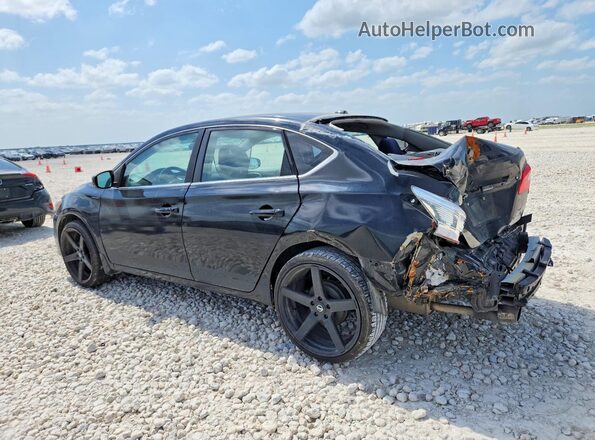 3N1AB7AP9GY212188 2016 NISSAN SENTRA Черный Задняя левая четверть