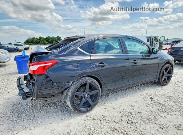 3N1AB7AP9GY212188 2016 NISSAN SENTRA Черный Задняя правая четверть