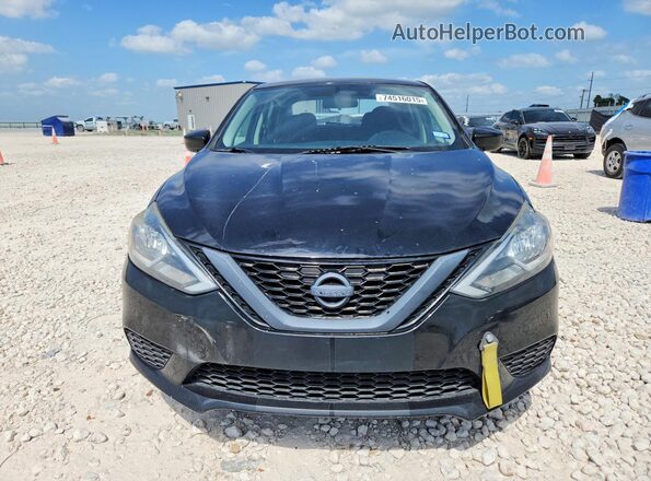 3N1AB7AP9GY212188 2016 NISSAN SENTRA Черный Вид спереди