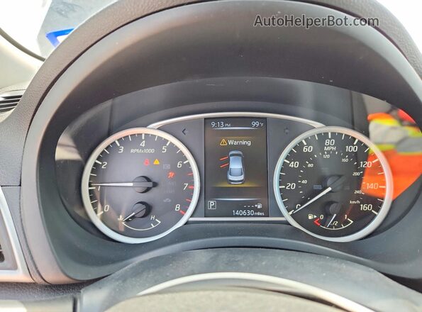 3N1AB7AP9GY212188 2016 NISSAN SENTRA Черный Вид щитка приборов