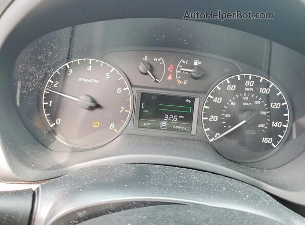 3N1AB7AP9GY215298 2016 NISSAN SENTRA Blue Instrument cluster view