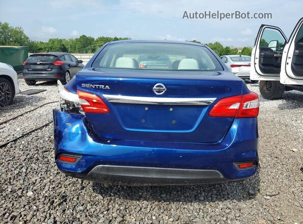 3N1AB7AP9GY215298 2016 NISSAN SENTRA Blue Rear view