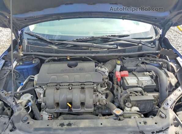 3N1AB7AP9GY215298 2016 NISSAN SENTRA Blue Rear interior view