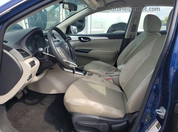 3N1AB7AP9GY215298 2016 NISSAN SENTRA Blue Front interior view