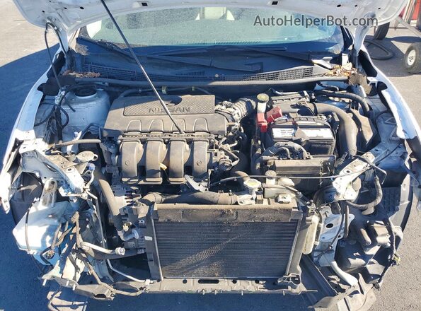 3N1AB7AP9GY223126 2016 NISSAN SENTRA White Widok wnętrza z tyłu