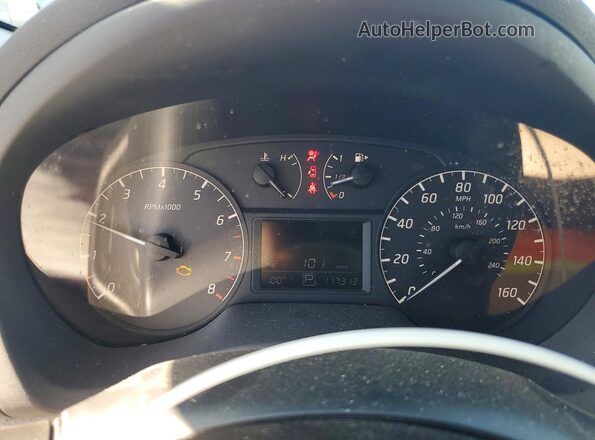 3N1AB7AP9GY223126 2016 NISSAN SENTRA White Widok zestawu wskaźników