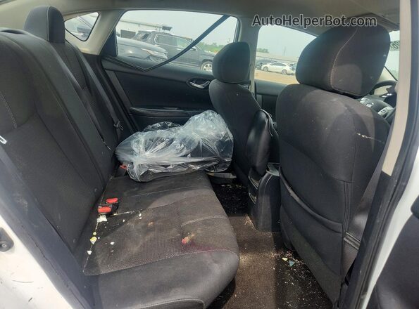 3N1AB7AP9GY242596 2016 NISSAN SENTRA White Widok tylnych siedzeń