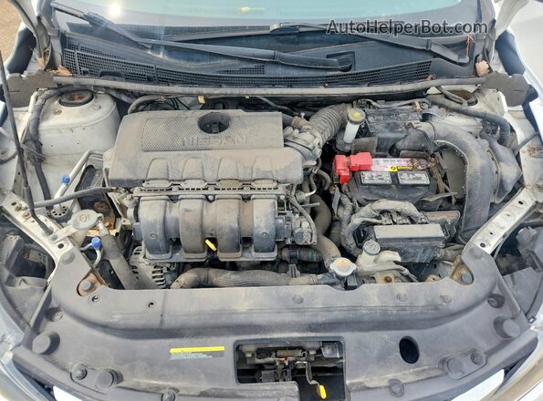 3N1AB7AP9GY242596 2016 NISSAN SENTRA White Widok wnętrza z tyłu