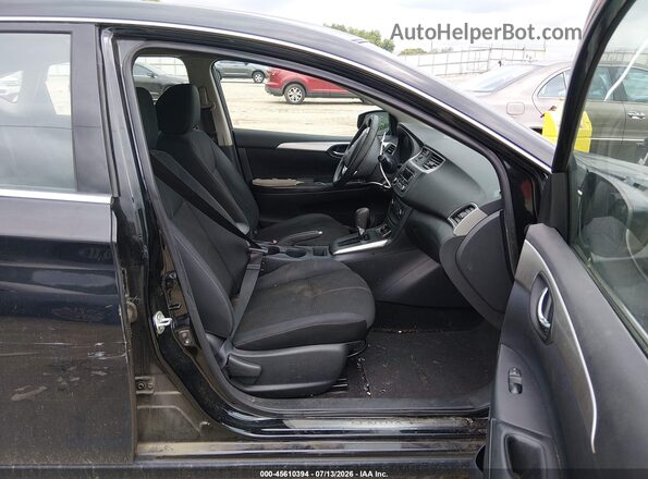 3N1AB7AP9GY244445 2016 NISSAN SENTRA Black წინა სალონის ხედი