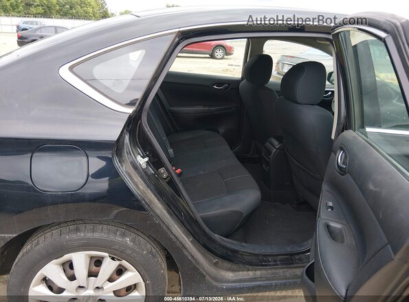 3N1AB7AP9GY244445 2016 NISSAN SENTRA Black VIN კოდის სტიკერის ხედი
