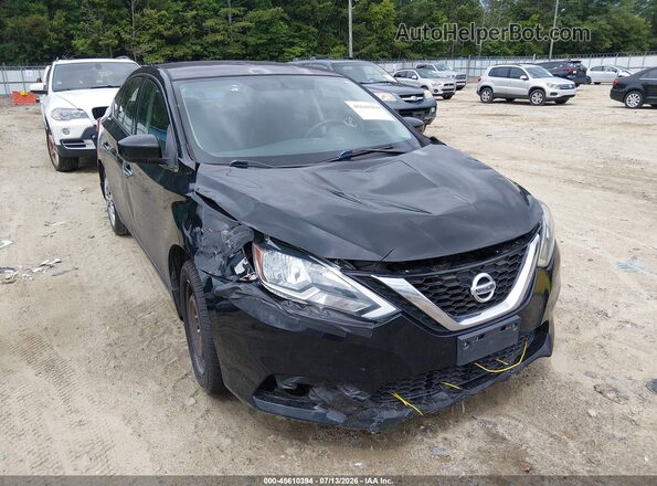 3N1AB7AP9GY244445 2016 NISSAN SENTRA Black წინა ხედი