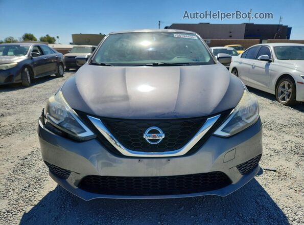3N1AB7AP9GY249435 2016 NISSAN SENTRA Gray Front view