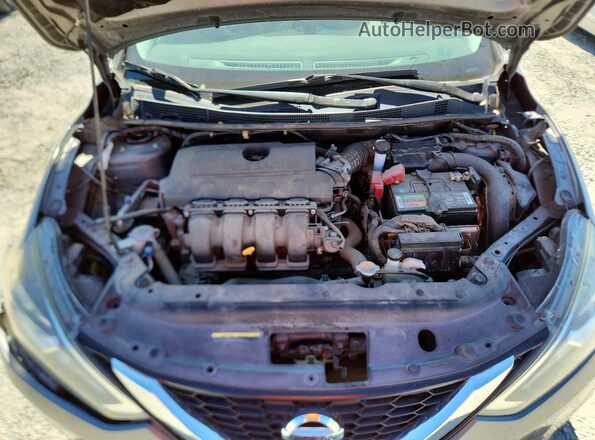 3N1AB7AP9GY249435 2016 NISSAN SENTRA Gray Rear interior view