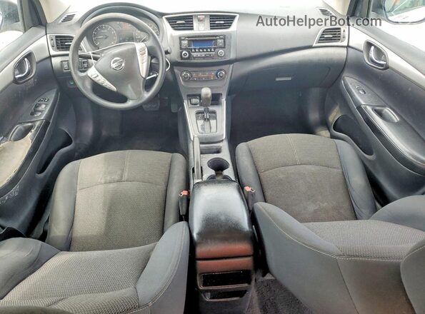 3N1AB7AP9GY267921 2016 NISSAN SENTRA Серебряный Вид панели приборов