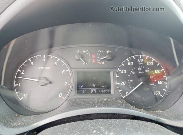 3N1AB7AP9GY267921 2016 NISSAN SENTRA Серебряный Вид щитка приборов