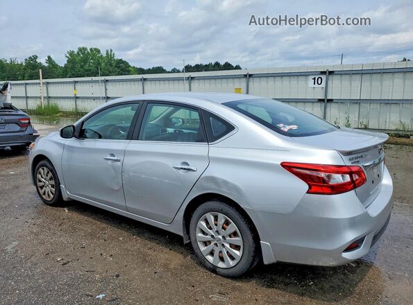 3N1AB7AP9GY267921 2016 NISSAN SENTRA Серебряный Задняя левая четверть