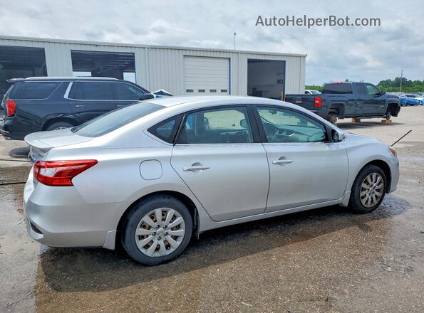 3N1AB7AP9GY267921 2016 NISSAN SENTRA Серебряный Задняя правая четверть
