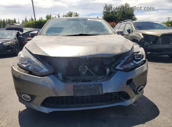 3N1AB7AP9GY273556 2016 NISSAN SENTRA Charcoal წინა ხედი