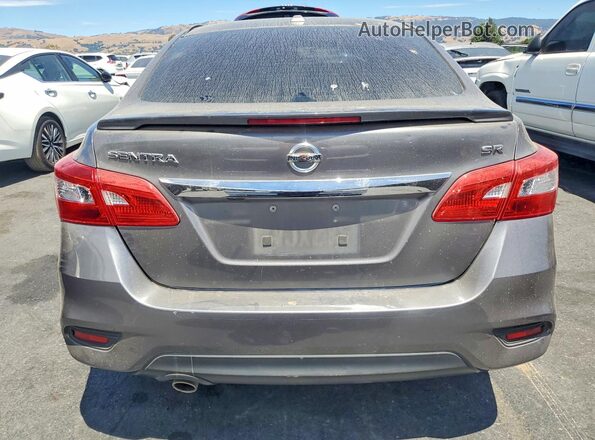3N1AB7AP9GY273556 2016 NISSAN SENTRA Charcoal უკანა ხედი