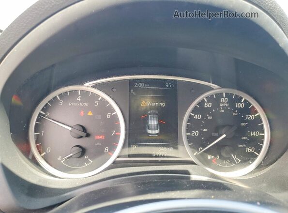 3N1AB7AP9GY273556 2016 NISSAN SENTRA Charcoal ხელსაწყოთა პანელის ხედი